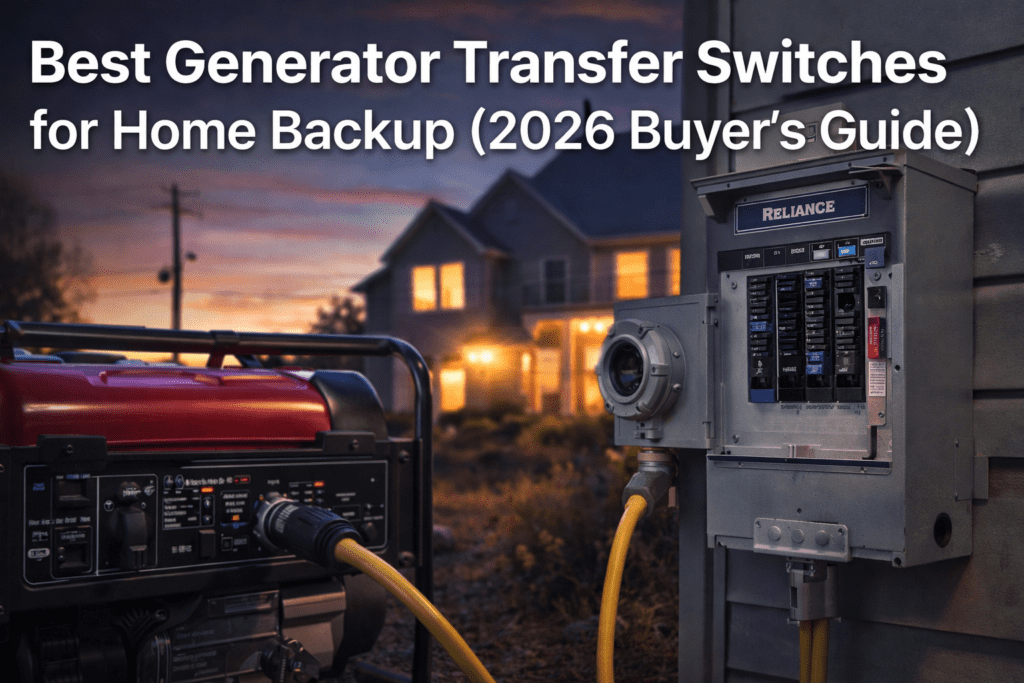 Generator Transfer Image Best Generator Transfer Switches for Home Backup (2026 Guide)