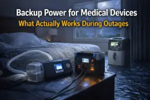 Backup Power for Medical Devices