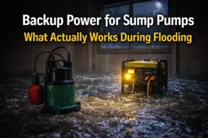 Backup Power for Sump Pumps What Actually Works During Flooding