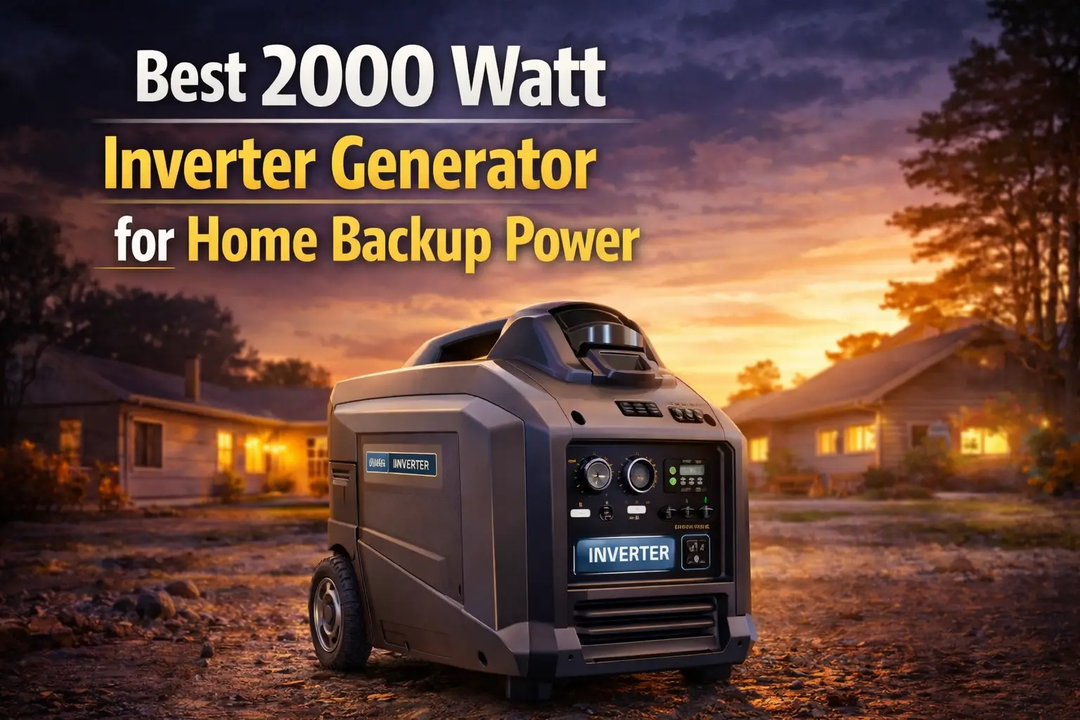 Best 2000 Watt Inverter Generator for Home Backup Power