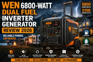 WEN 6800-Watt Dual Fuel Inverter Generator